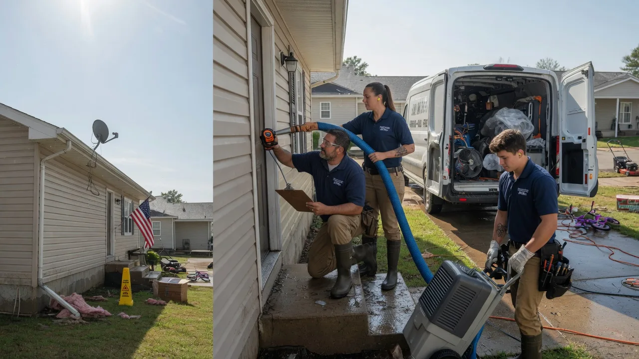 Ceiling Water Damage Restoration in Lincoln, ME near me